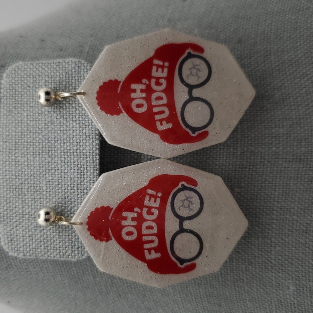 A Christmas Story "Oh Fudge" Earrings